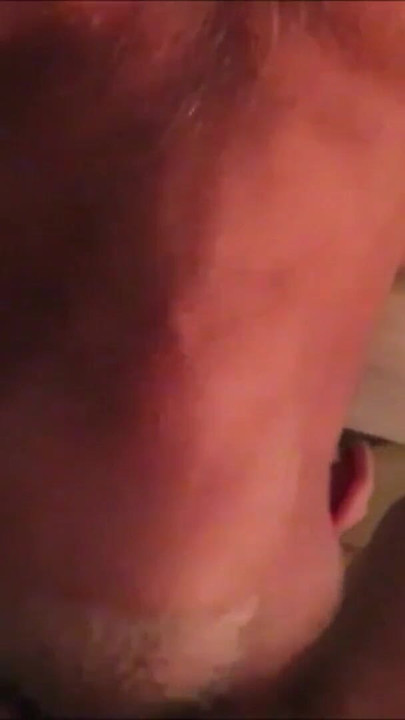 Emotional moment from "Crotchonfire gags a silver daddy stud on the ginger root"