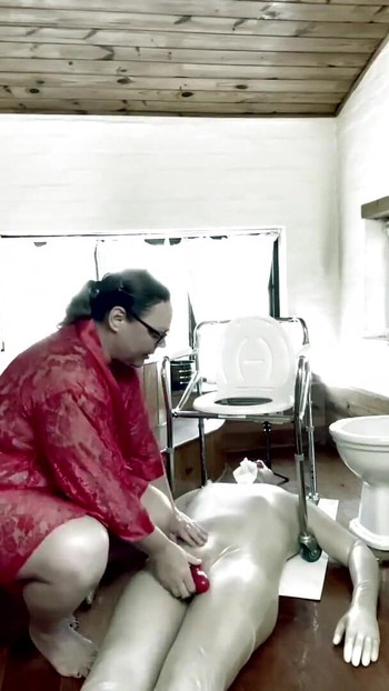 Emotional moment from "Dominatrix Mistress April - Sissyfication"