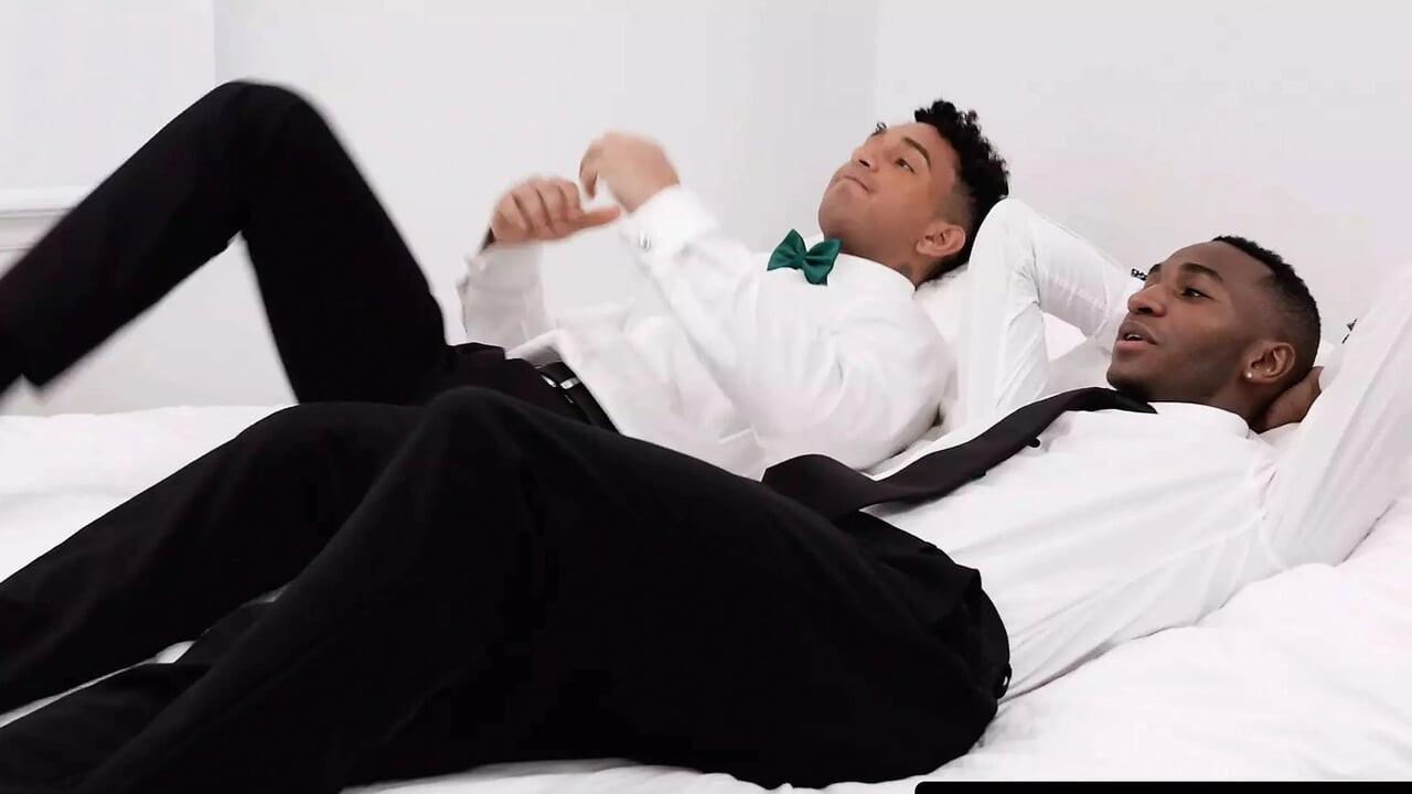 HETEROFLEXIBLE - Horny Jocks Kenzo Alvarez & Kai Taylor Fuck Before Joining Abstinent Girlfriends