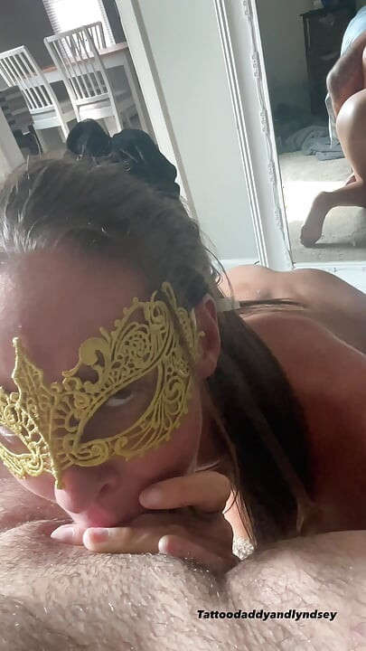 Hotwife sucking cock