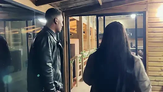 A BBC guy with a huge cock wants to convince the curvy, busty Latina landlady to let him stay after a wild fuck!