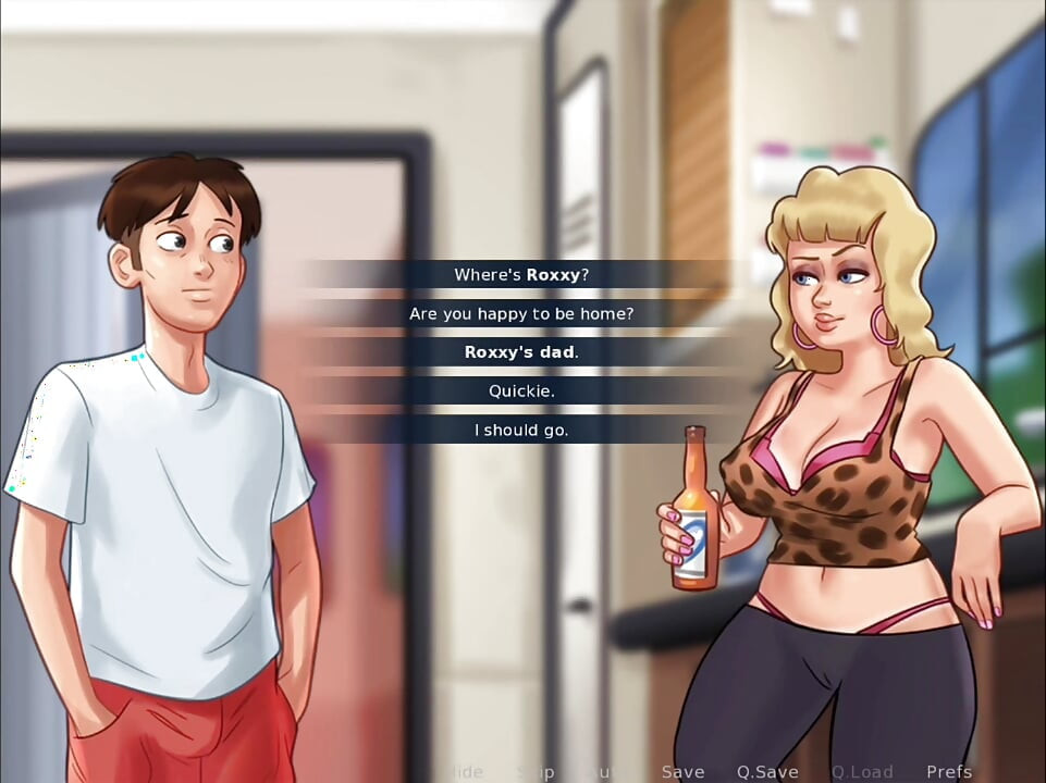 Sex with stepsister and neighbour .(summer time saga game)