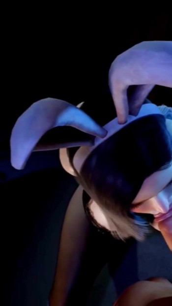 Key moment from "Beauty chick and the vip guest - Hentai 3D v410"