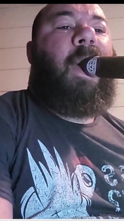 Stunning moment from "CIgar Bear Smokin and Strokin"