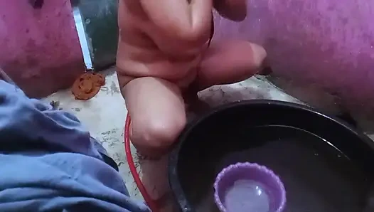 My stepmom always films herself in the shower to show off her big firm