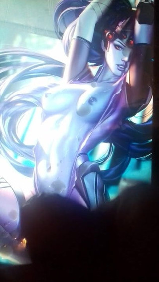 SOP - widowmaker overwatch cum tribute 01