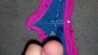 Cumshot on panties