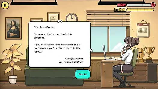 Hentai oyunu - sorunlu öğrenci - gözaltı lvl 1 - - erotik öğretmen
