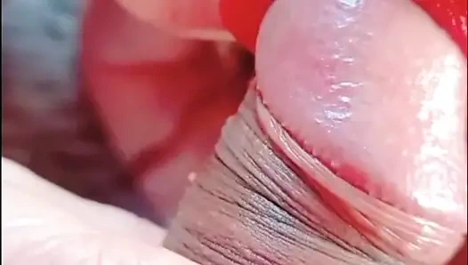 Sabrinahole dientot mulutnya dan telan semua sperma