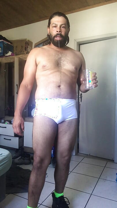 Trying Out New Swim Trunks and Boots. Exercises and Stretches.