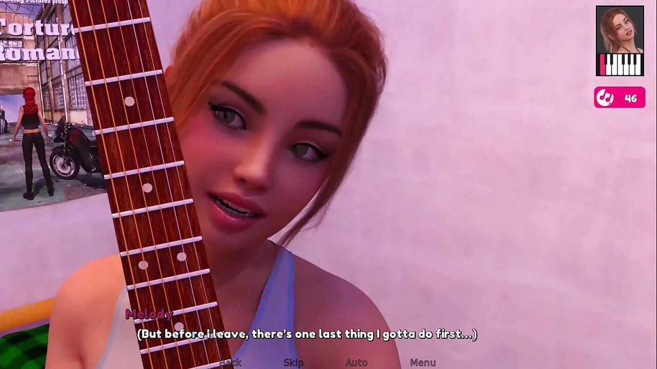 Melody #10 - Rebecca memberikan saya blowjob.