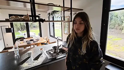 Stepsister Devoured: Deep Blowjob and Full Facial with Stepbrother