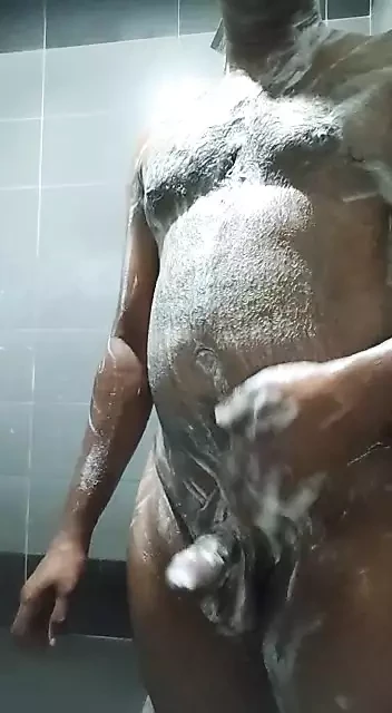 Naked shower