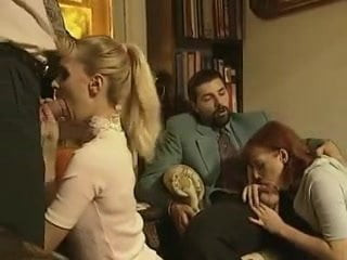 Vintage German Foursome Scene