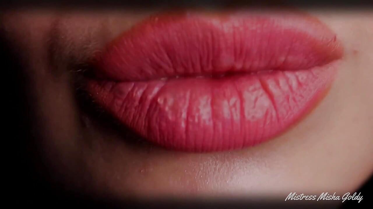 Cum with me everyday during 1 month! Day 7 - lip tease & worship