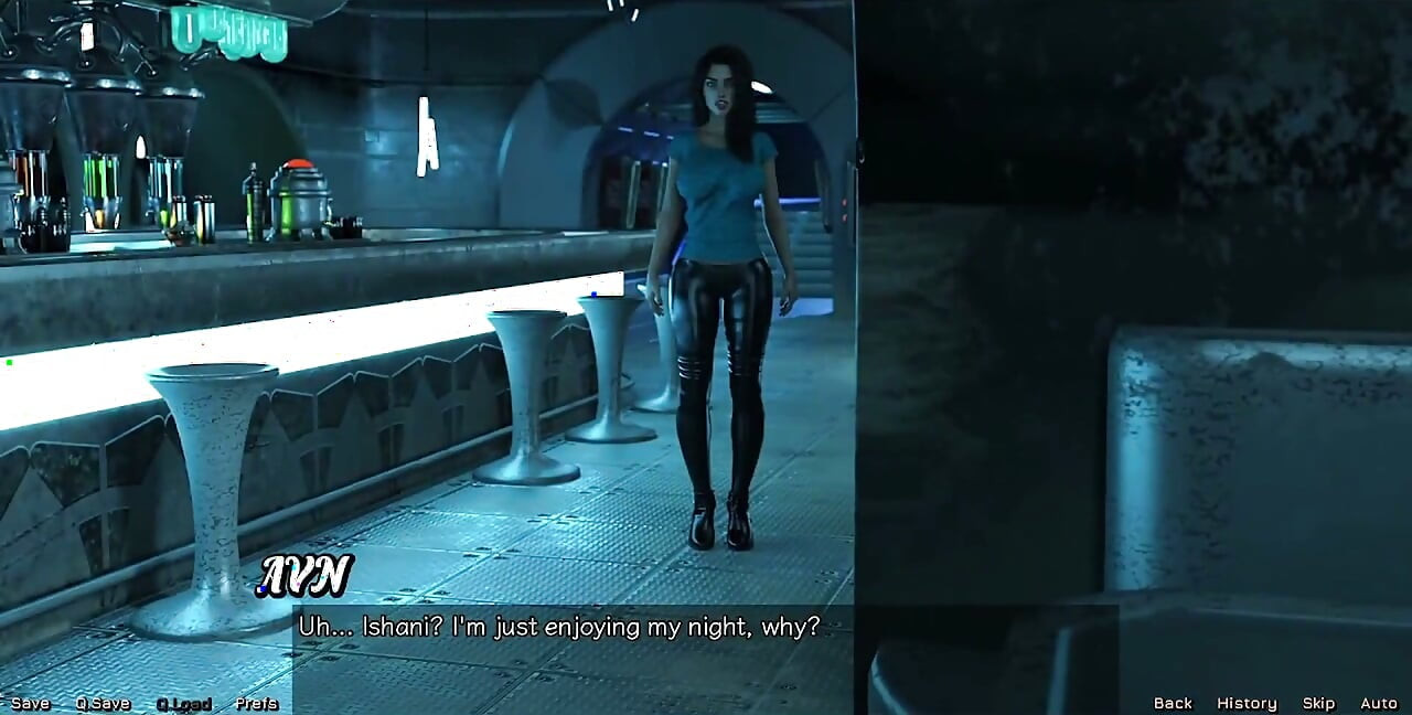 Stranded in Space - Date Night with Hot Blue Haired MILF