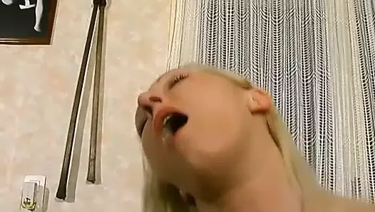 Outstanding French lady getting her holes stretched by a firm cock