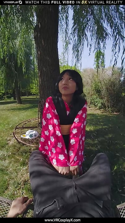 VRCosplayX Demon Slayer Mai Thai som Yaiba Makomo ble varm og begjærlig like mye som hun er farlig del 1