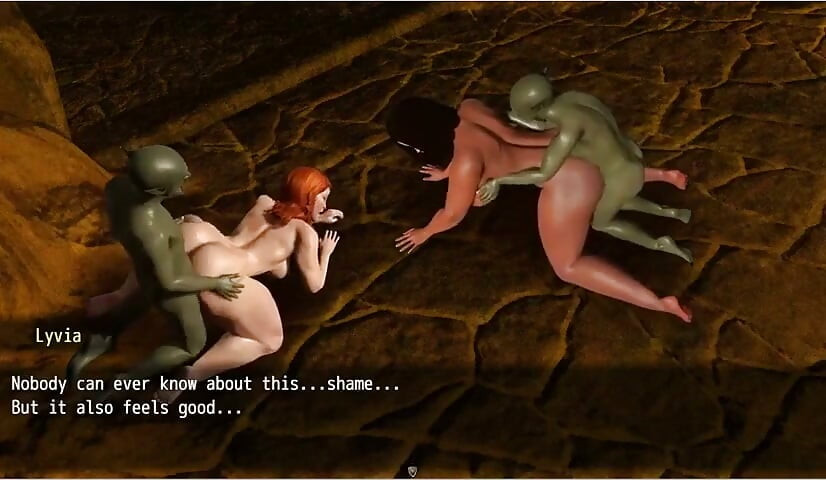 การต่อสู้กับบาป - Gameplay - Roleplay - นักโทษหญิงเย็ดกับยาม และก็อบลินเย็ดผู้หญิง 4 คน