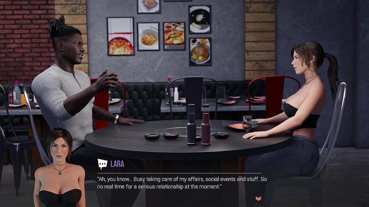 Sexy Lara Geneukt Door Een Gespierde Kerel Met Een Grote Zwarte Pik