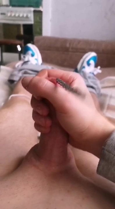 Solo sounding and cumming
