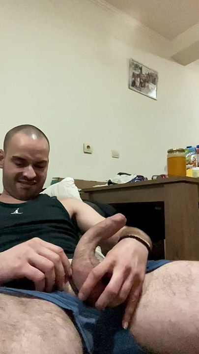 finally he exploded massive amounts sticky sperm