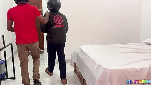 Real Lovely Couple Enjoying Sex in Hotel Room