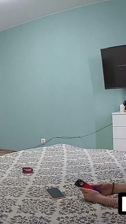 LUUV. Two girls turn room cleaning into a graceful real amateur movie in maid uniforms | Clip 3