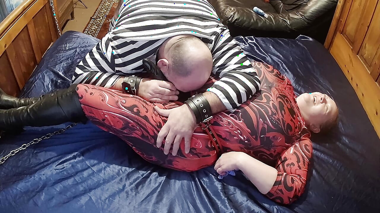 Part 3:- Domina Satana, Mistress Carrie does a Double Domme session