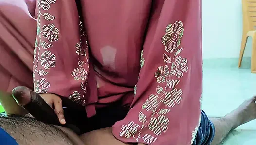 Hijabi stepmom want stepson big dick in her hairy pussy Desi hot xxx