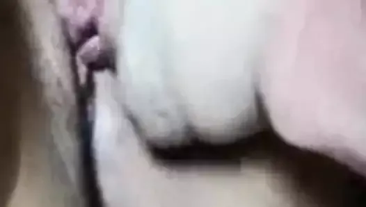 My desi indian girlfriend licking pussy
