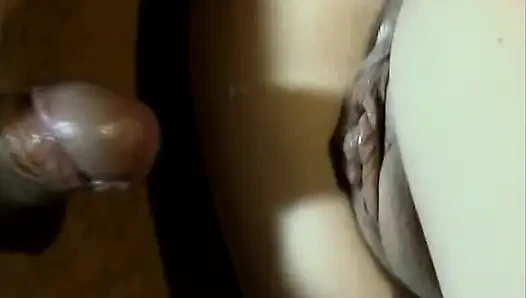 Mature Brunette's Ass Stretched Wide with Dripping Rosebud Prolapse