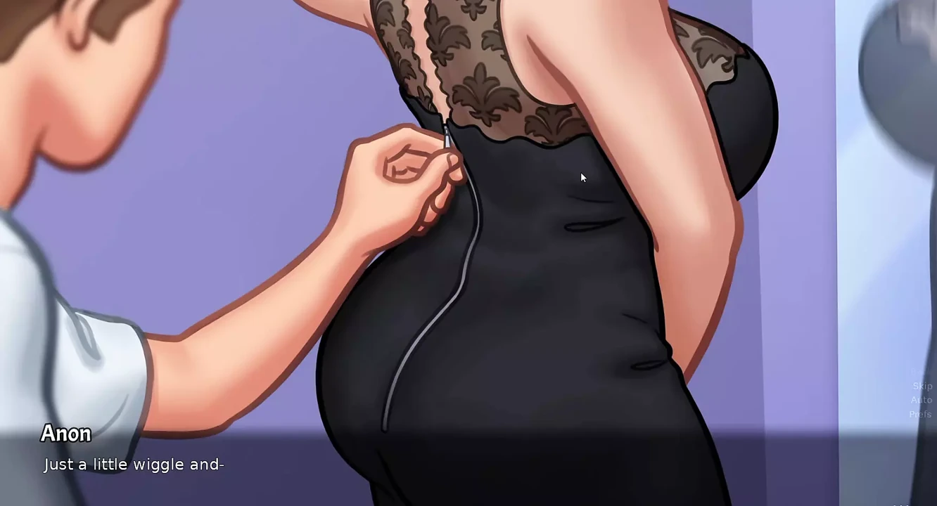 Mẹ kế mới và con trai kế làm cho tuyệt vời được thấy trong summertime saga phần 2