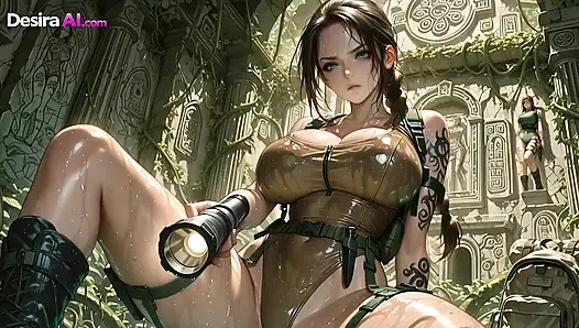 Tomb Raider'ın dövmeli götü sert sikildikten sonra dölle sırılsıklam yapay zeka