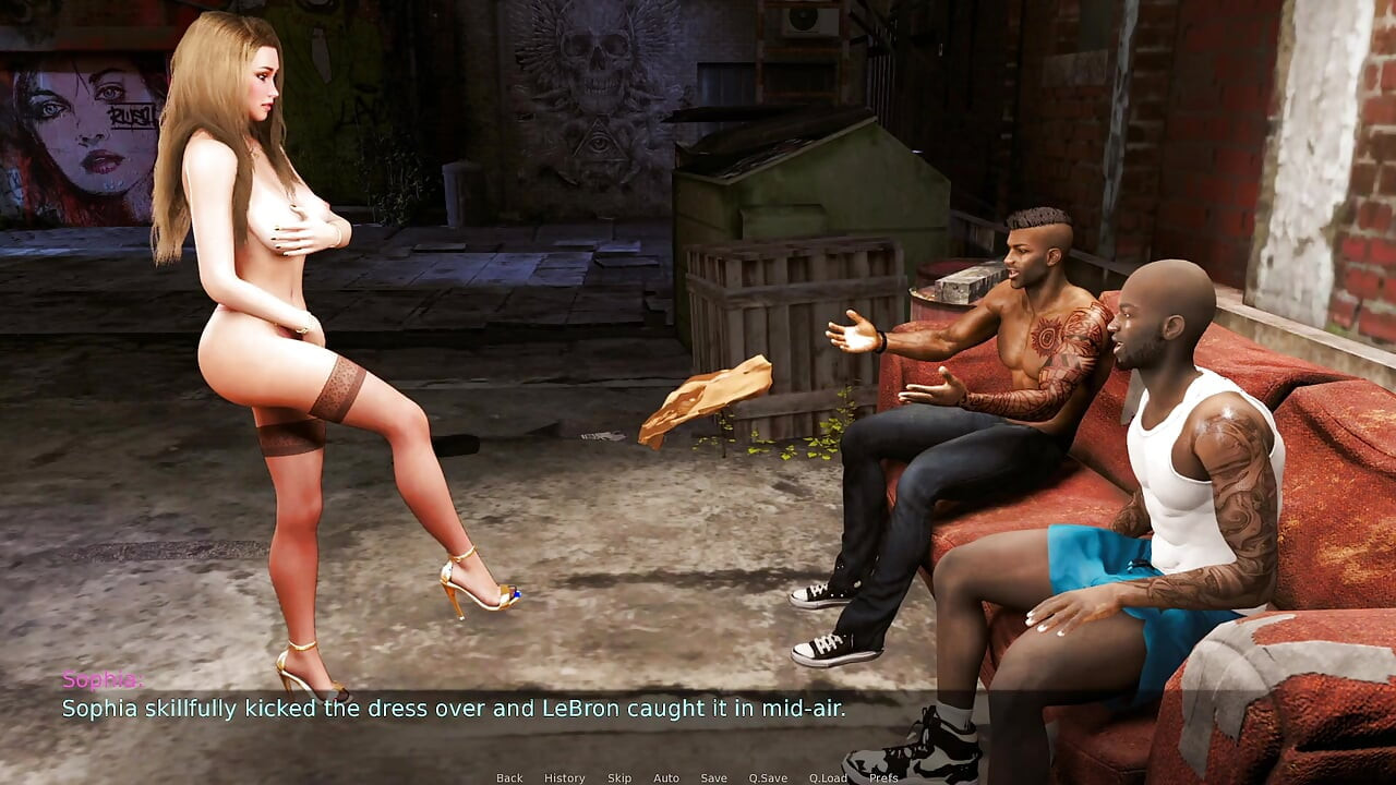 アワム・ソフィア リアルファック版 - サイドストーリー:ソフィアは必死な白人の女性のように自ら進んでBBCをディープスロートする