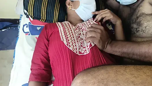 Step brother enjoying bed with house wife
