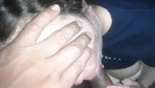 My girlfriend gives me a delicious blowjob and I fuck her really hard