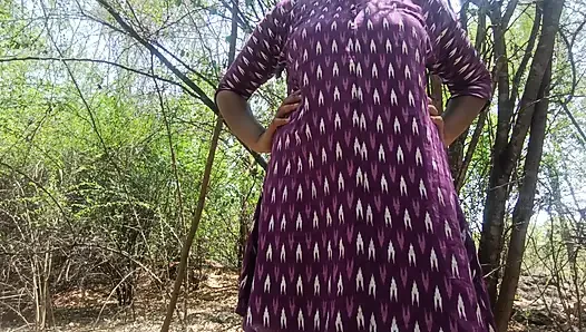 Forest side fucking with step sister