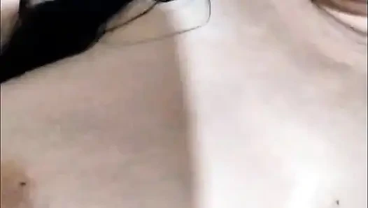 Wife finishing for the first time with a dildo