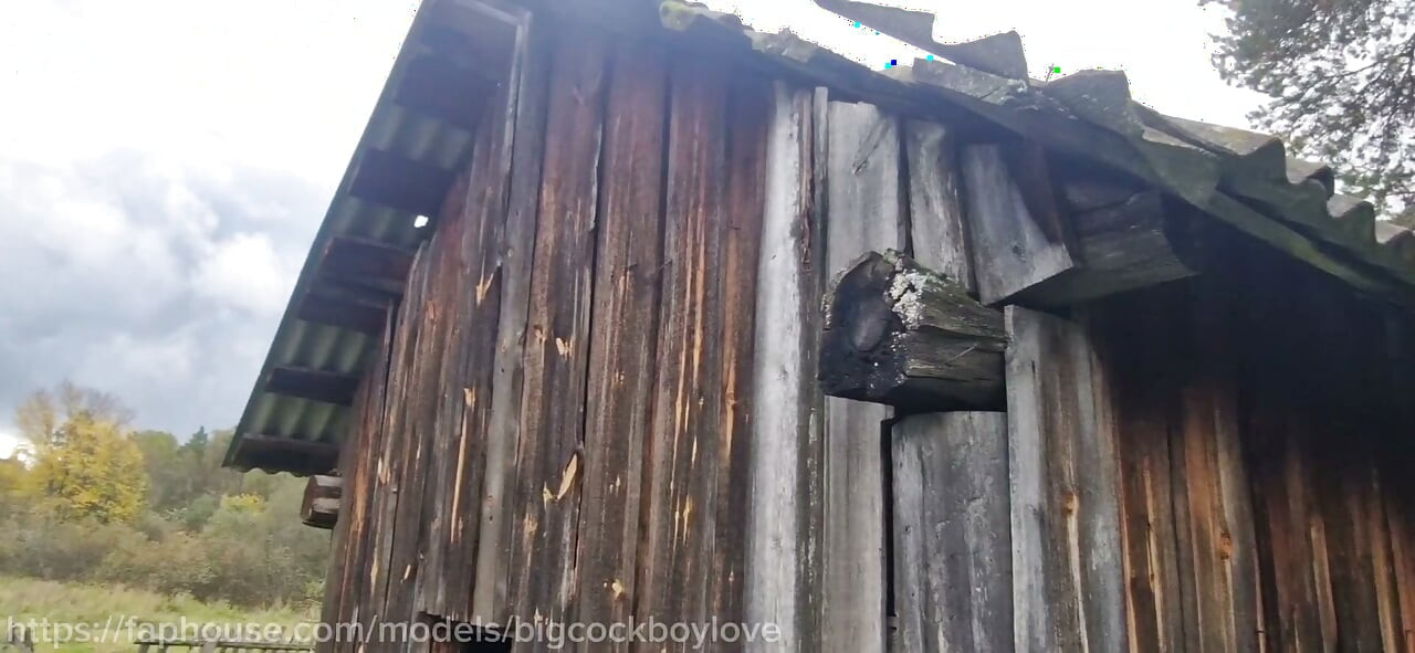 A big-cocked country virgin tasted a stranger's cum-covered cock.