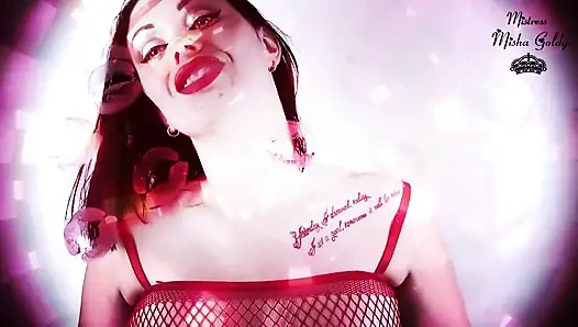 Мои красные поцелуи на тебе