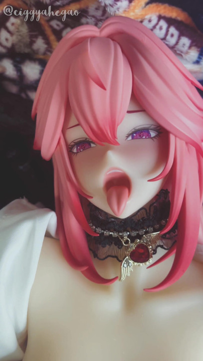 Milfy Secretary Yae Miko gets her Fox Cunt Fucked & Facial Cum Splatter 65cm Mini Hentai Sex Doll | Clip 3