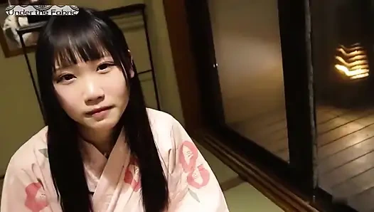 Uncensored Idol Getaway Hot Spring Trip Yukata Chaos Real Creampie with Face Reveal