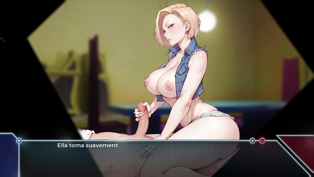 Divine Adventure - Android 18 Riding and Playing with our Cock
