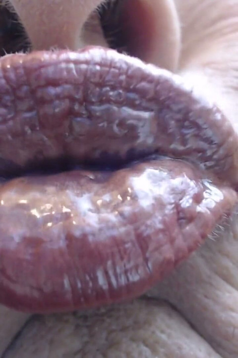 Wand gold gloss super pucker close up