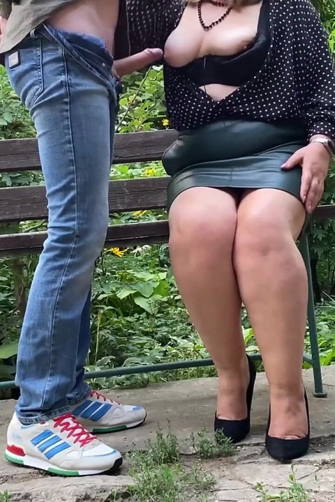 A Stepmother Caring for Her Stepson in a Public Park