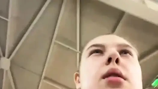 Extreme double penetration in the gym with jucielussie