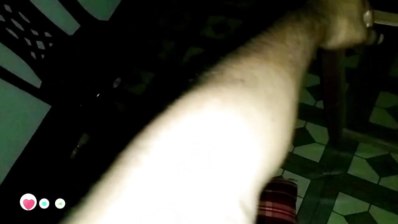 There is no electricity, I am sweating profusely while fucking with the light on my mobile phone.