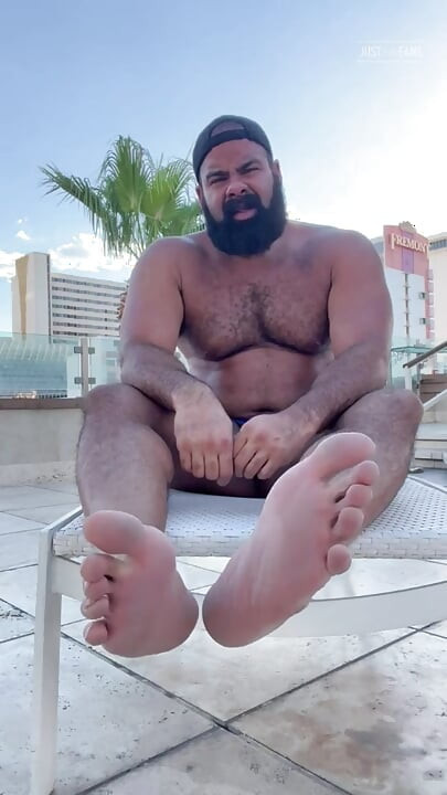 Vegas Bear Pool party