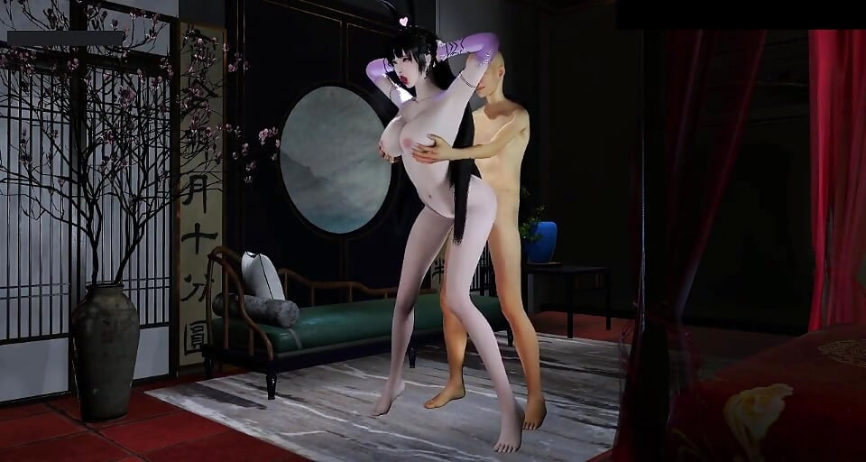 Animovaná bohyně závist plamenů - 3D animace Hentai